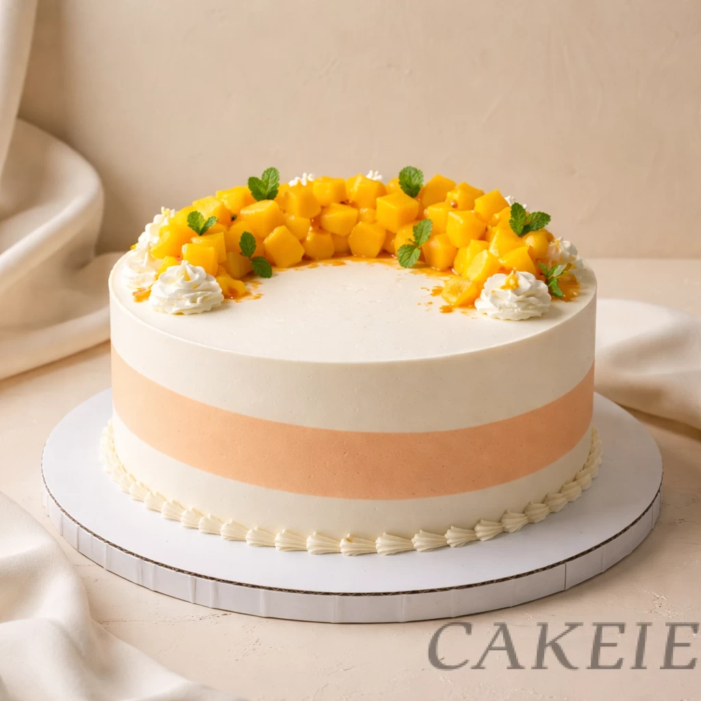Mango Bliss Photo Cake